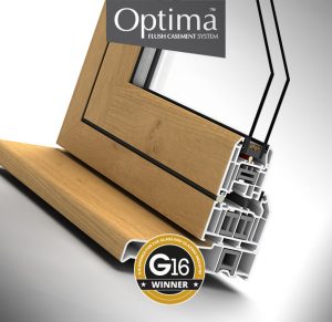 optima flush casement window